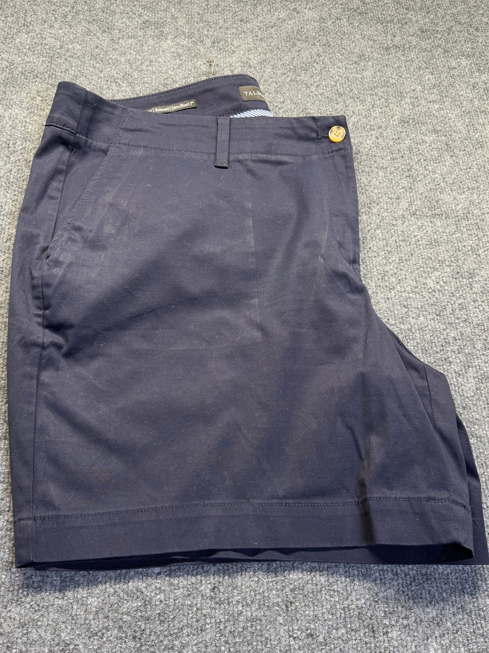 Talbots Navy Blue Flat-Front Women’s Shorts